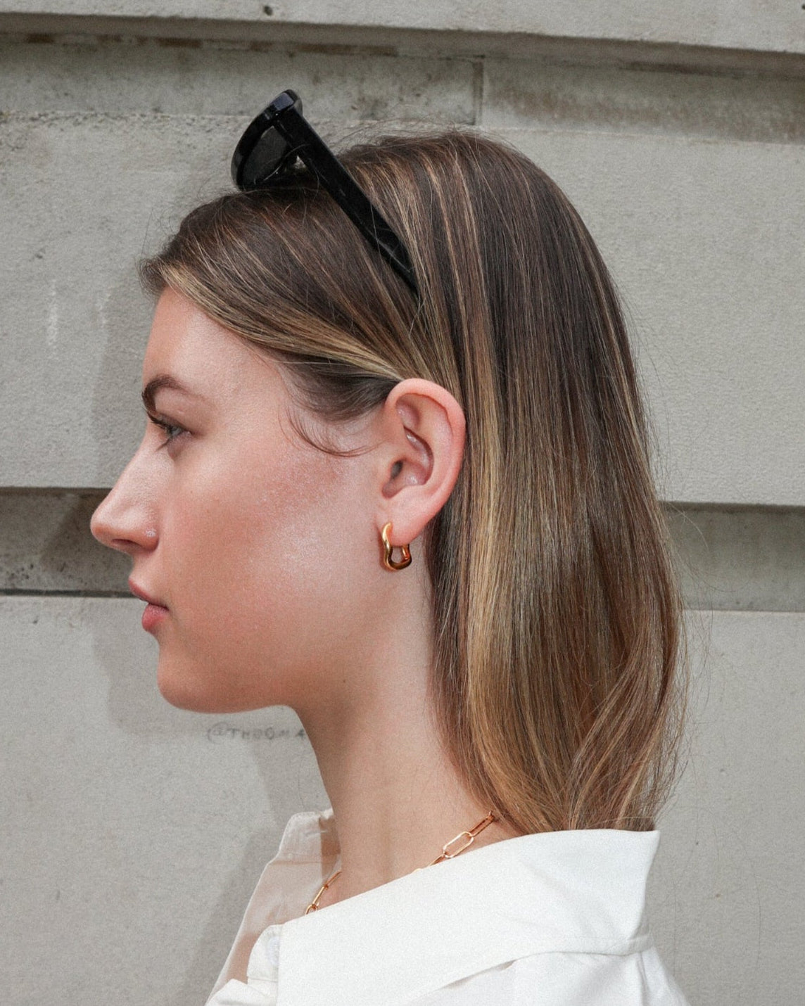 'Flo' Hoop Earrings - Lines &amp; Current