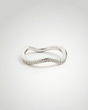 'Flo' Pavé  Stacker Ring