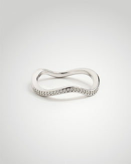 'Flo' Pavé  Stacker Ring