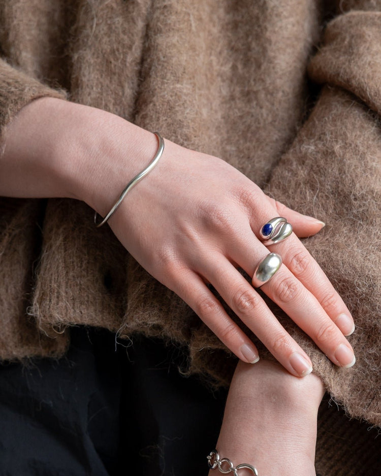 'Flo' Wave Bangle - LINES AND CURRENT