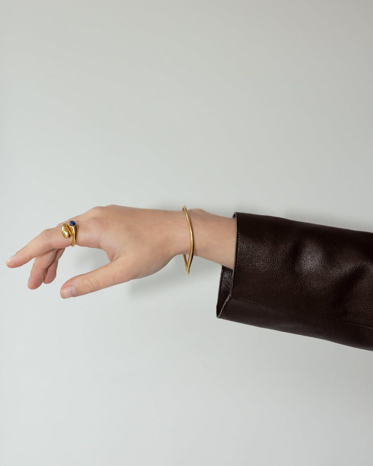 'Flo' Wave Bangle - LINES AND CURRENT