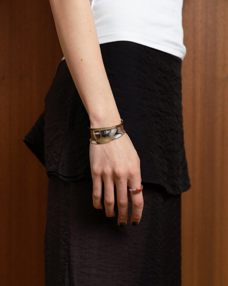 'Florence' Cuff Bracelet - Lines & Current