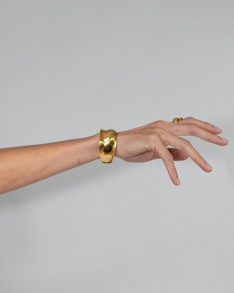 'Florence' Cuff Bracelet - Lines & Current