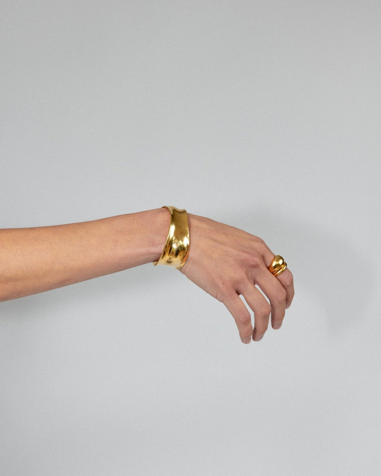 'Florence' Cuff Bracelet - Lines & Current