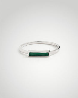 'Green Alchemy' Agate Ring