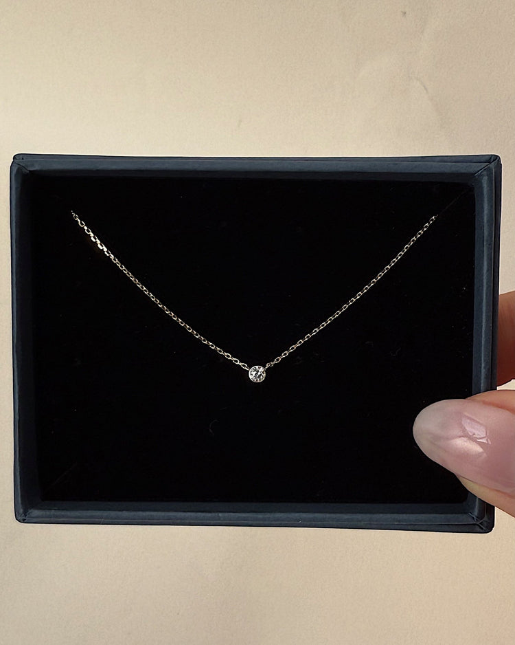 'Hansley' 18K Diamond Necklace