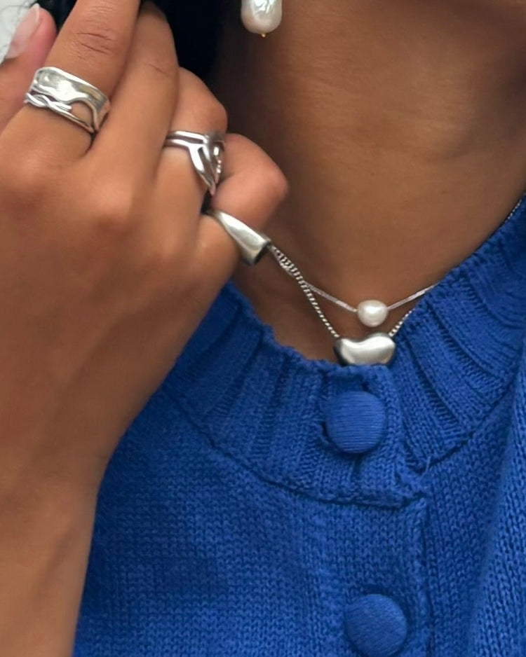 'Heart in the Clouds' Chain Necklace