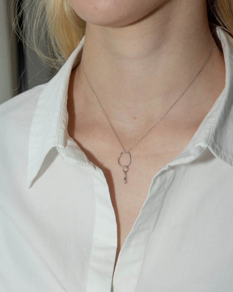 'I Haven't Forgotten you,' Feather Necklace