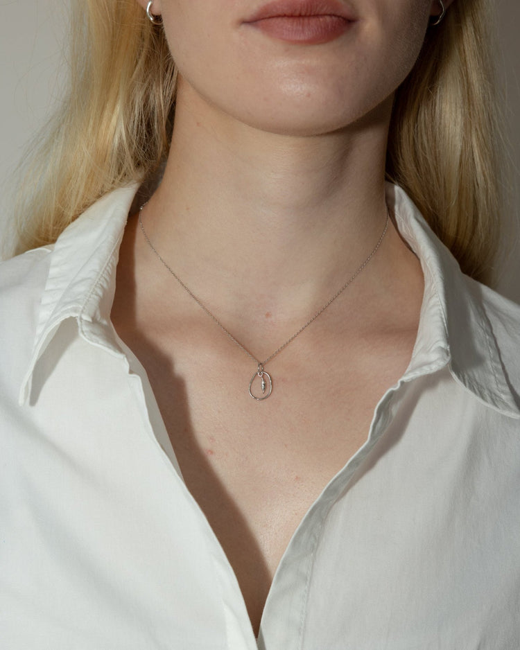 'I Haven't Forgotten you,' Feather Necklace - LINES AND CURRENT