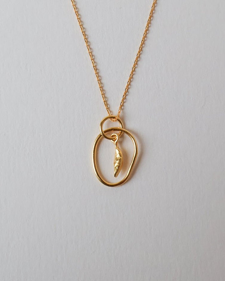 'I Haven't Forgotten you,' Feather Necklace - LINES AND CURRENT