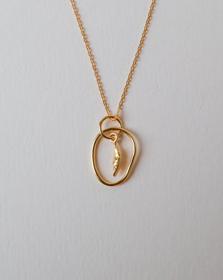 'I Haven't Forgotten you,' Feather Necklace - LINES AND CURRENT