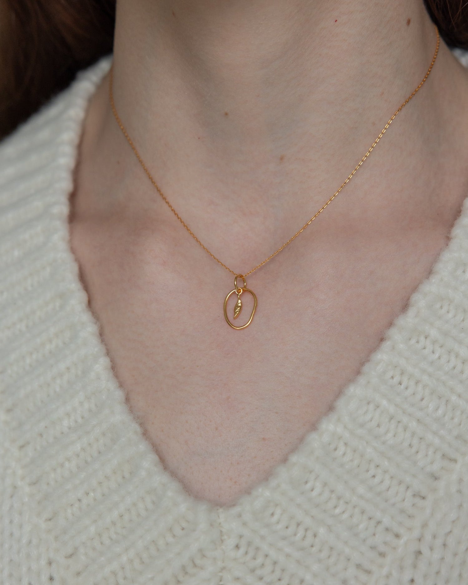 'I Haven't Forgotten you,' Feather Necklace - LINES AND CURRENT