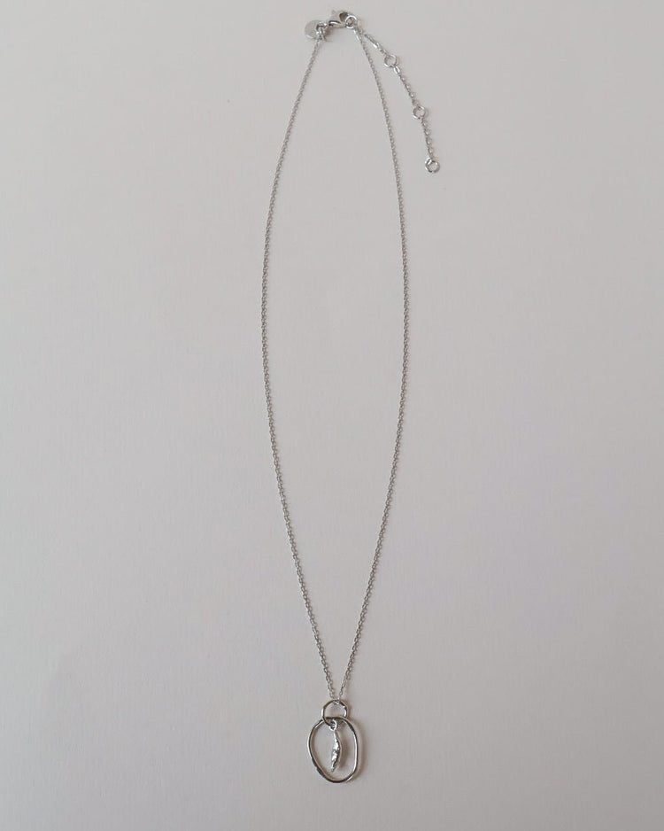 'I Haven't Forgotten you,' Feather Necklace - LINES AND CURRENT