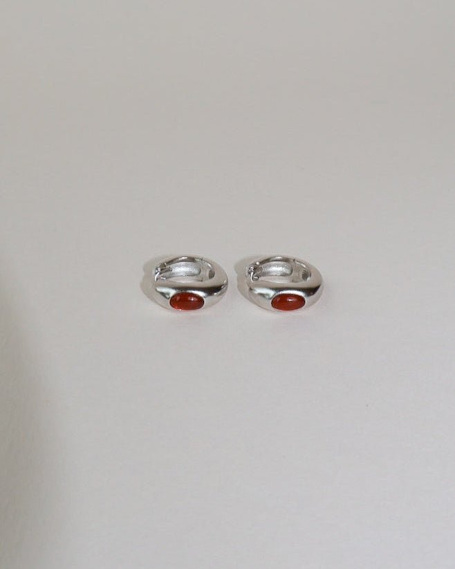 'Jesper' Birthstone Huggies - LINES AND CURRENT