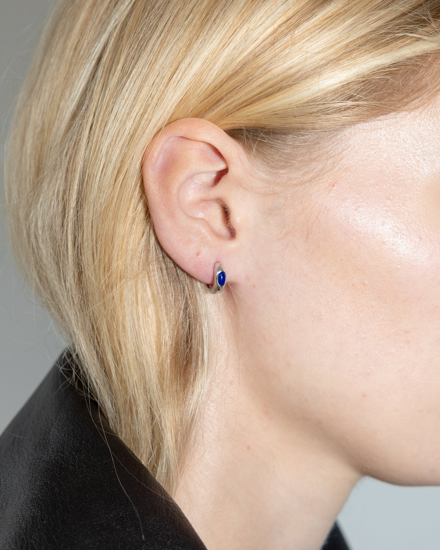 &#39;Jesper&#39; Birthstone Huggies - LINES AND CURRENT