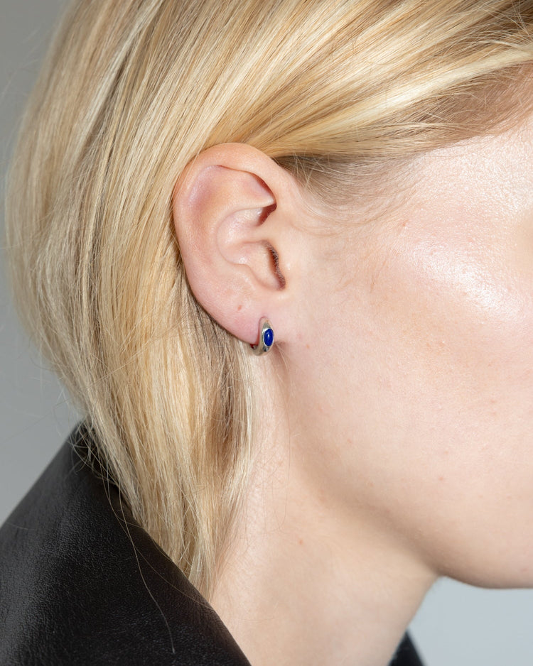 'Jesper' Birthstone Huggies - LINES AND CURRENT