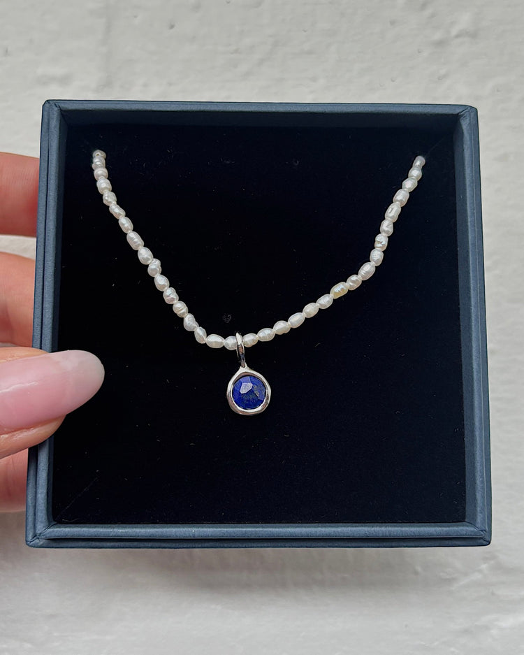 'Jörd' Birthstone Charm - Lines & Current