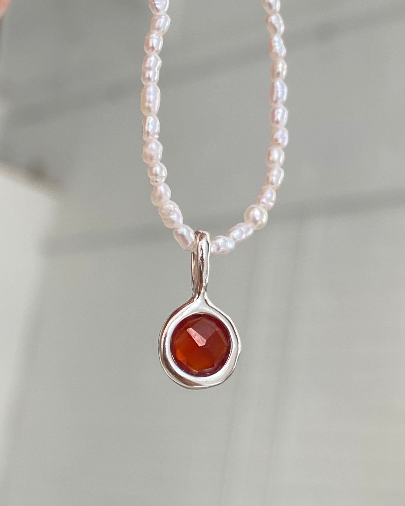 'Jörd' Birthstone Charm - Lines & Current