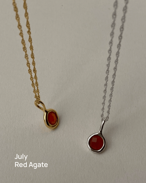 'Jörd' Birthstone Pendant Necklace