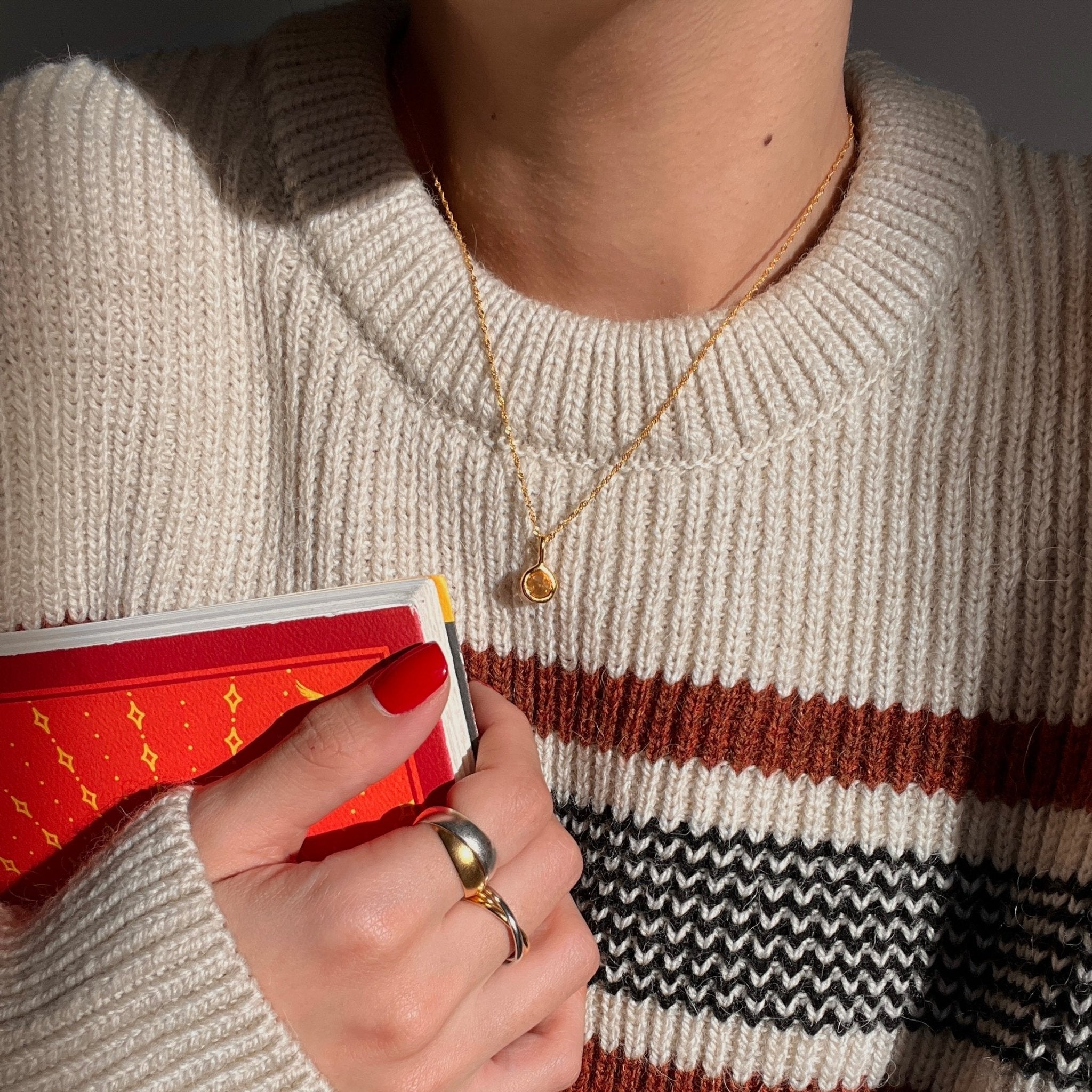 'Jörd' Birthstone Pendant Necklace