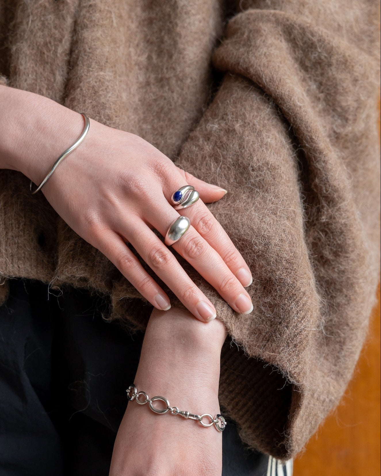 &#39;Lars&#39; Lapis Wrap Ring - LINES AND CURRENT