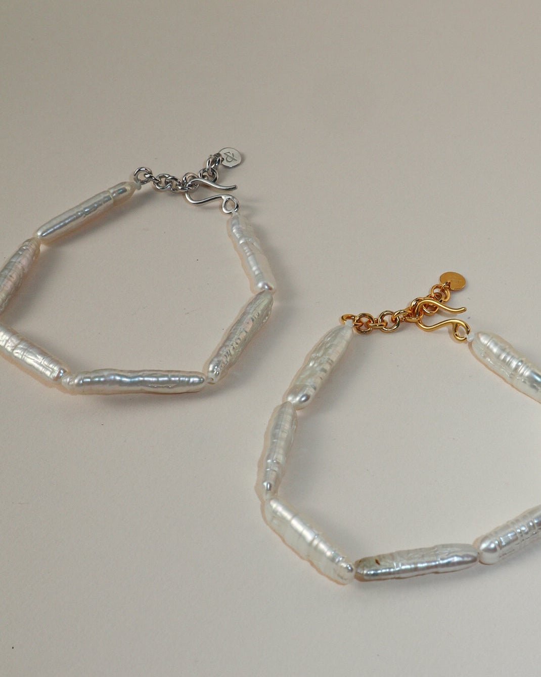 'Linea' Pearl Bracelet - Lines & Current