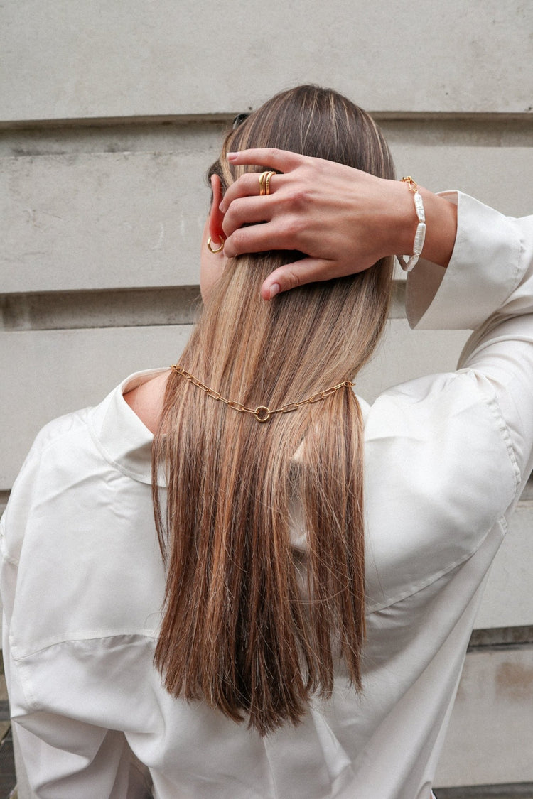 'Linea' Pearl Bracelet - Lines & Current