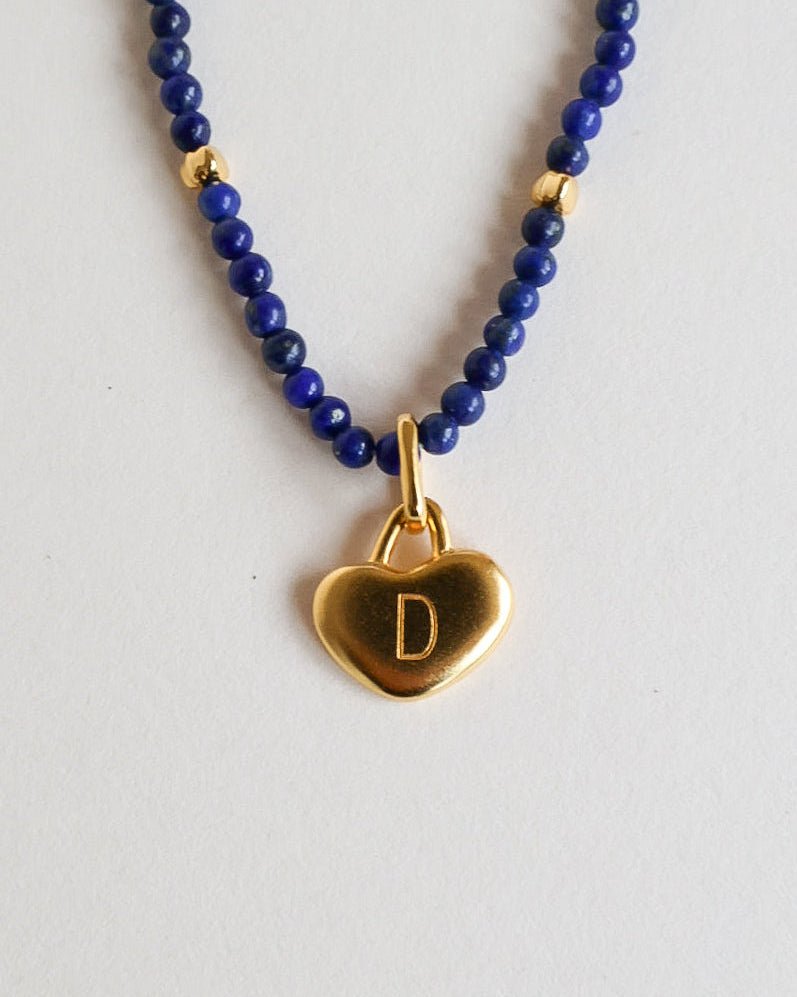 &#39;Locked In&#39; Love Heart Charm - LINES AND CURRENT