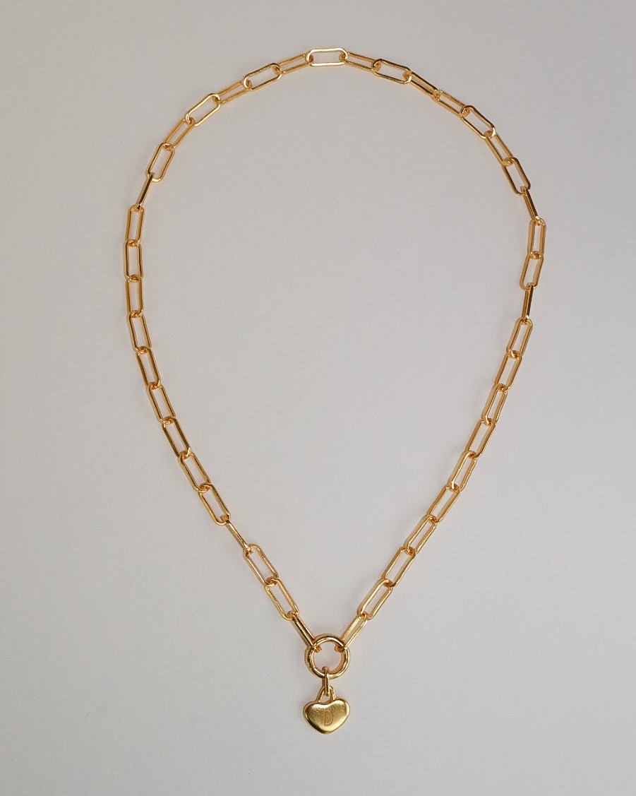 &#39;Locked In&#39; Love Heart Charm - LINES AND CURRENT