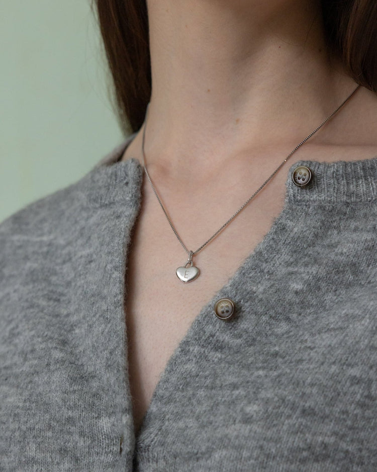 'Locked In' Love Heart Necklace - LINES AND CURRENT