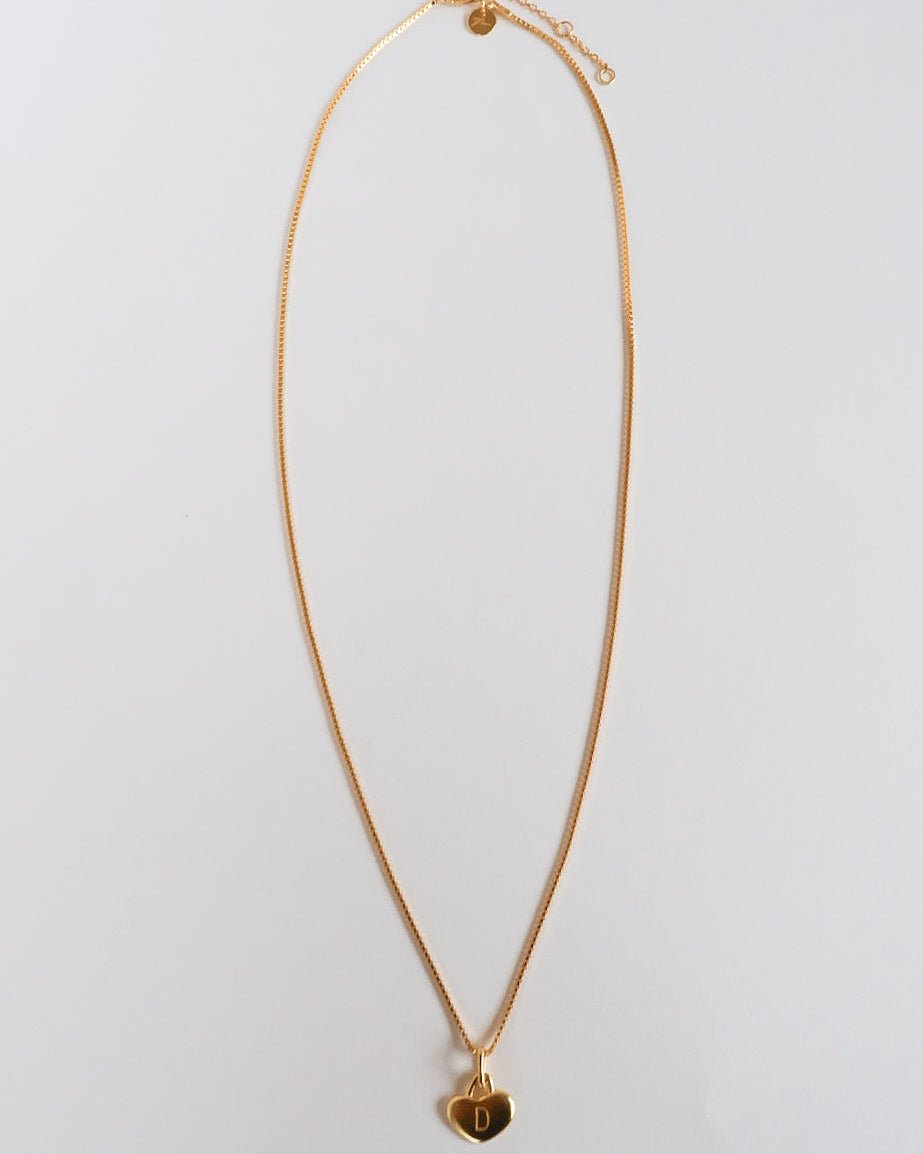 &#39;Locked In&#39; Love Heart Necklace - LINES AND CURRENT