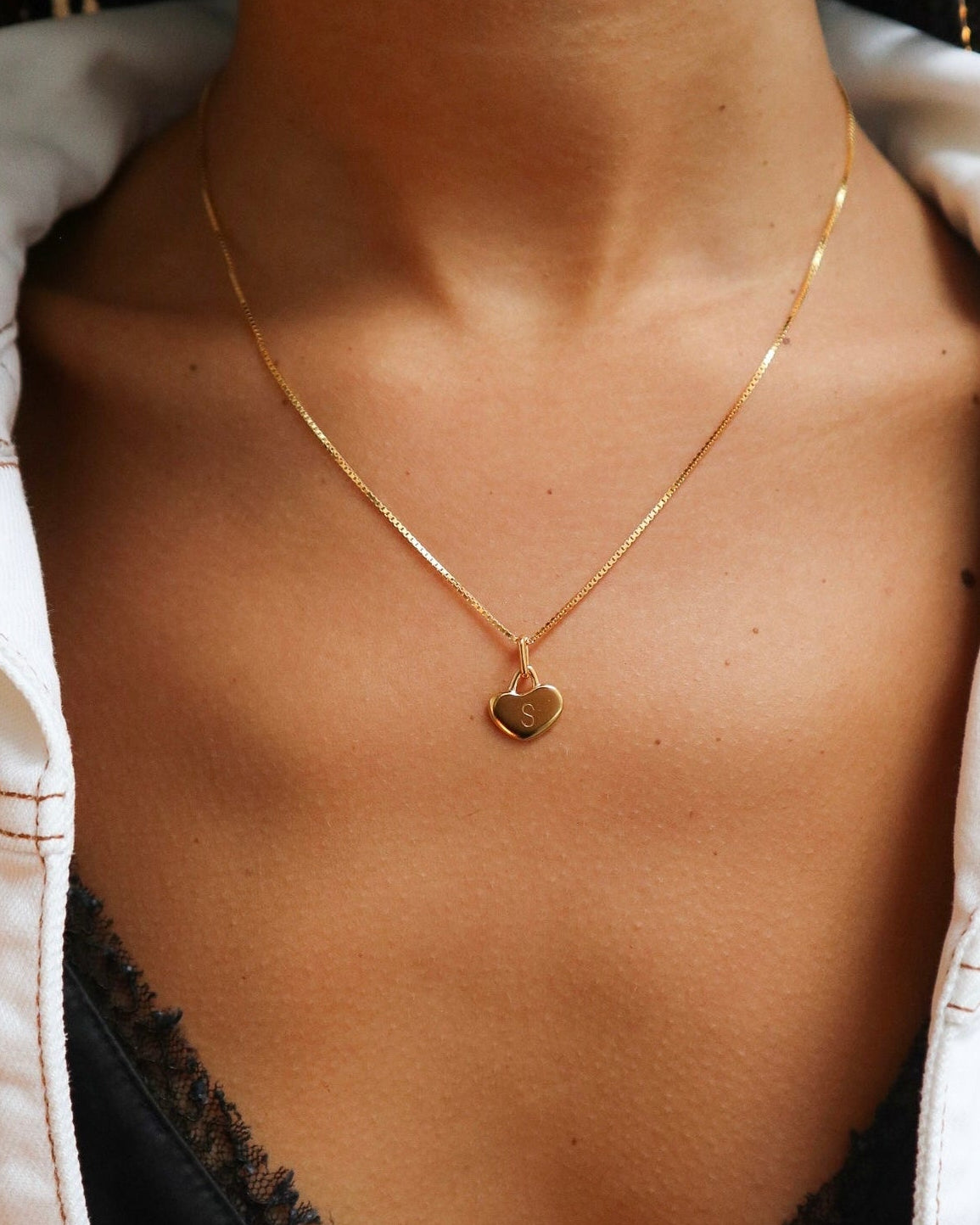 'Locked In' Love Heart Necklace - LINES AND CURRENT