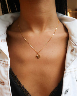 'Locked In' Love Heart Necklace