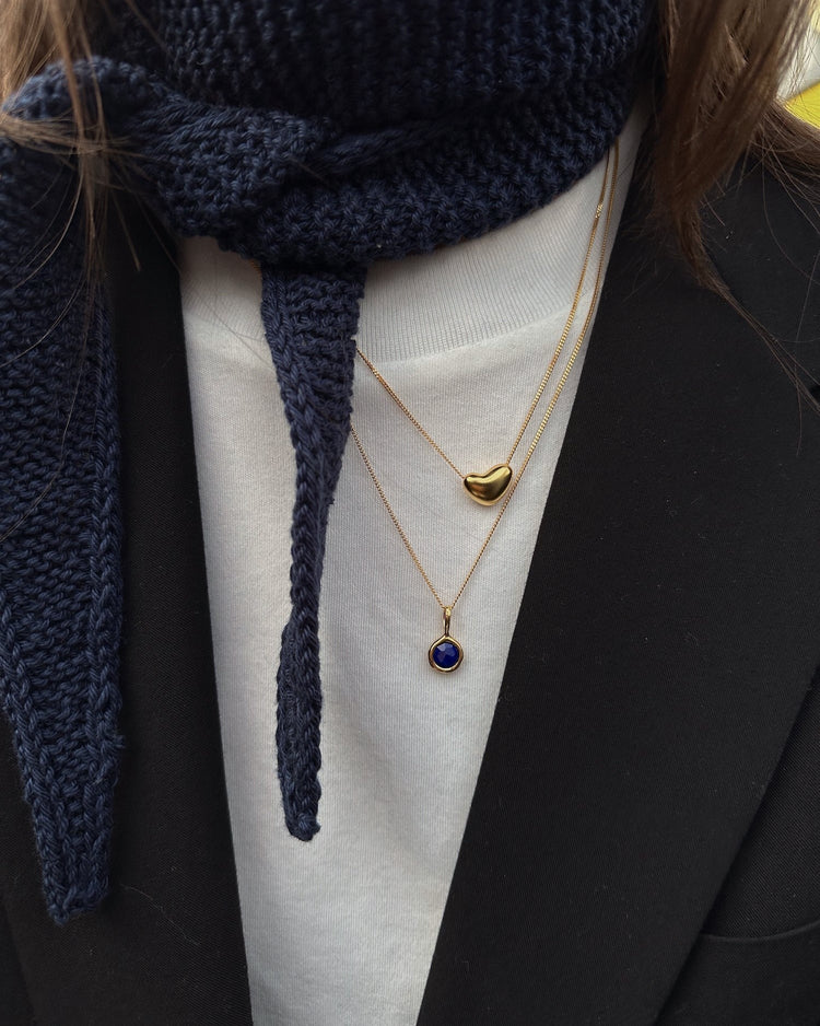 Mini 'Heart in the Clouds' Chain Necklace