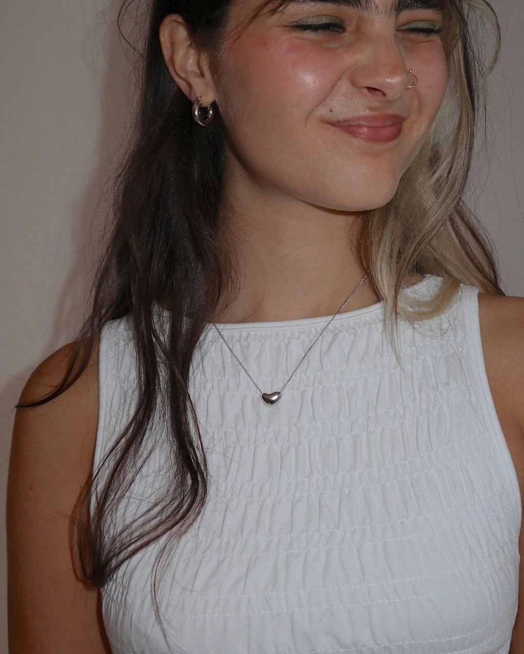 Mini 'Heart in the Clouds' Chain Necklace