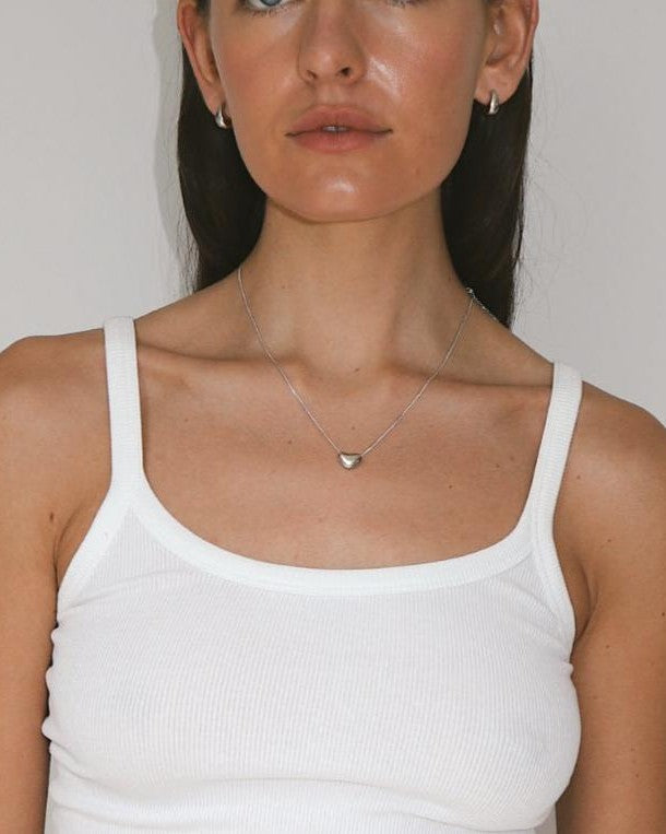 Mini 'Heart in the Clouds' Chain Necklace