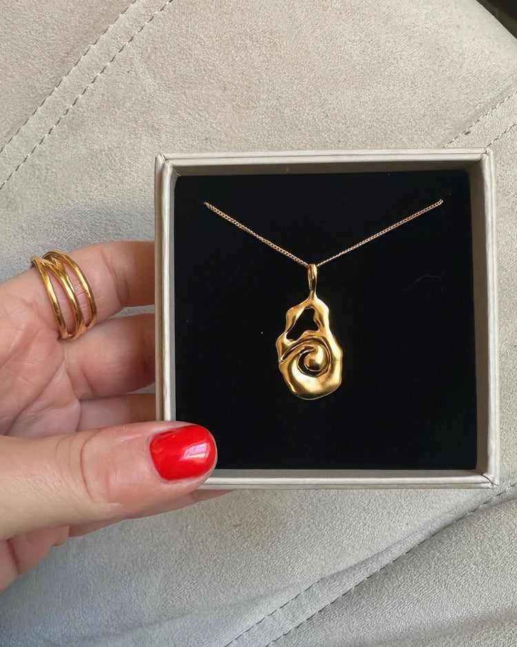 'Momentum' Molten Chain Necklace