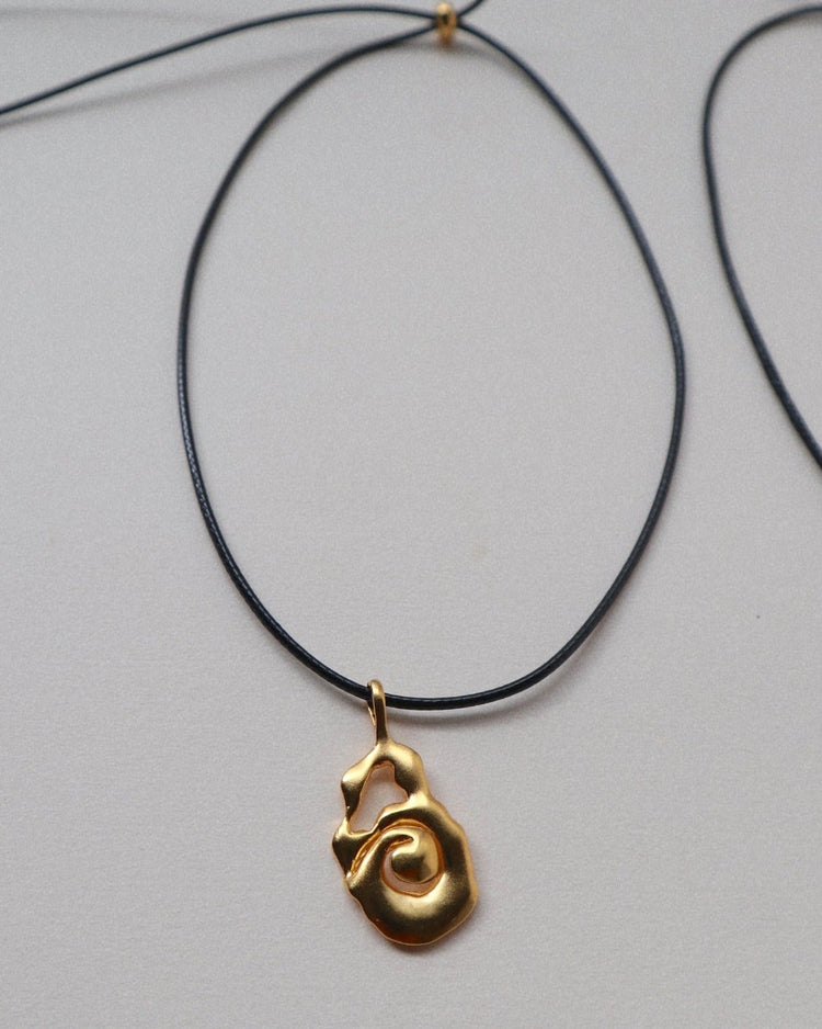 'Momentum' Molten Cord Necklace