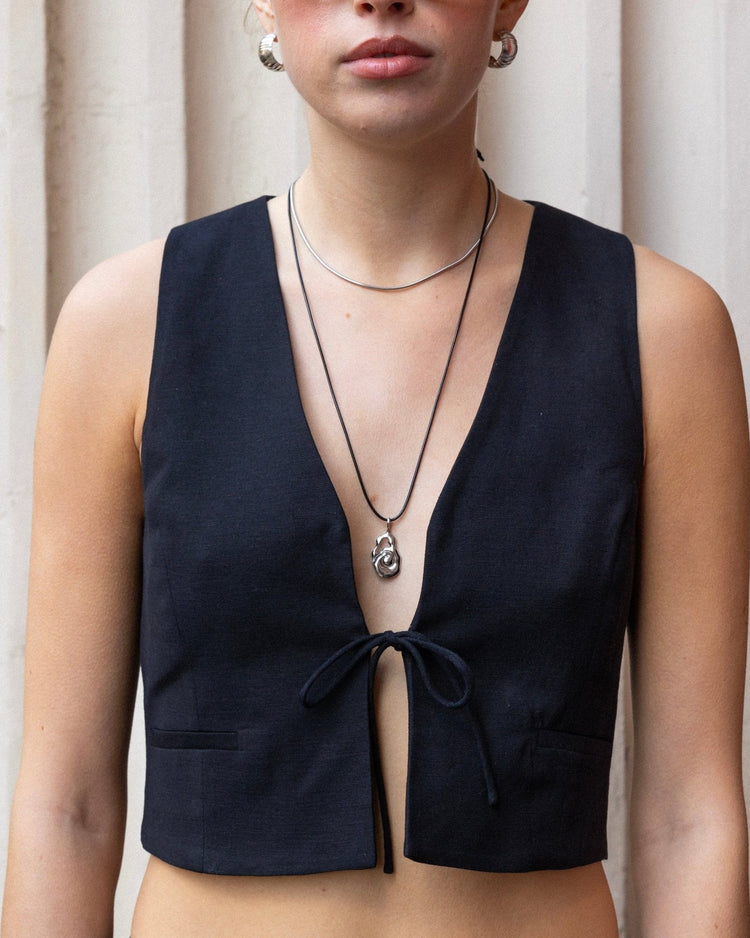 'Momentum' Molten Cord Necklace