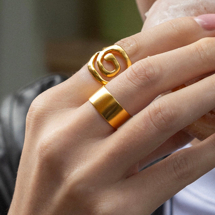 'Nova' Thick Cuff Ring