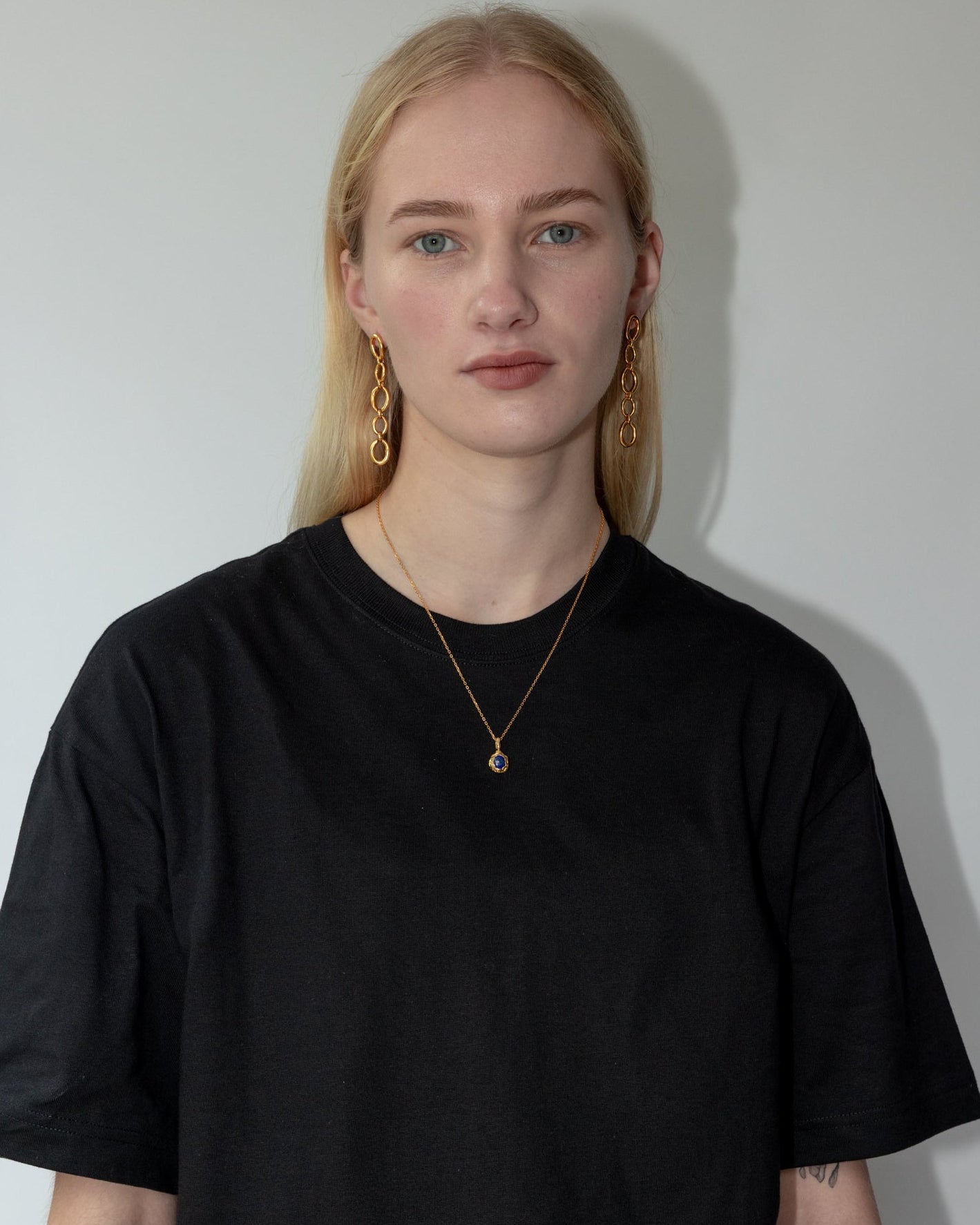 &#39;Nox&#39; Molten Lapis Necklace - LINES AND CURRENT