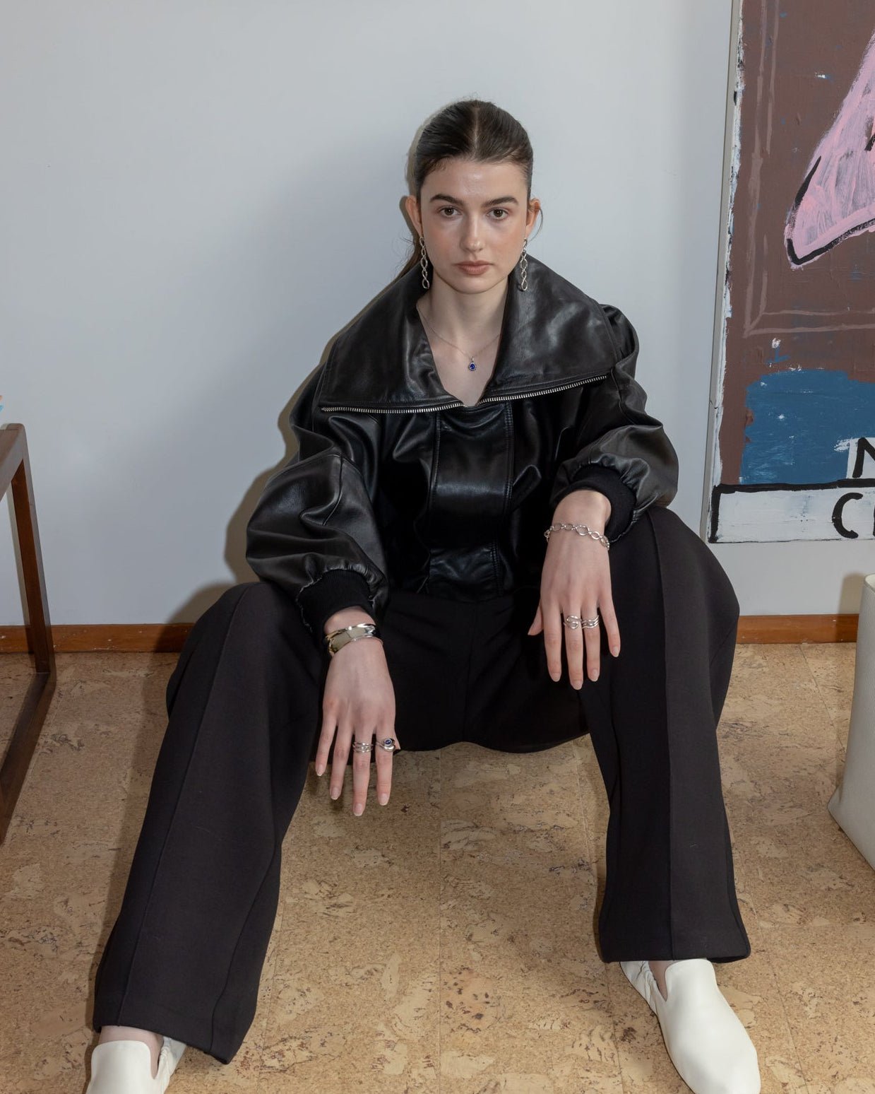 &#39;Nox&#39; Molten Lapis Necklace - LINES AND CURRENT