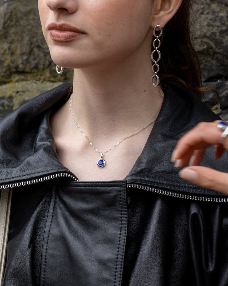 'Nox' Molten Lapis Necklace