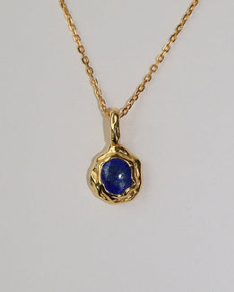 'Nox' Molten Lapis Necklace