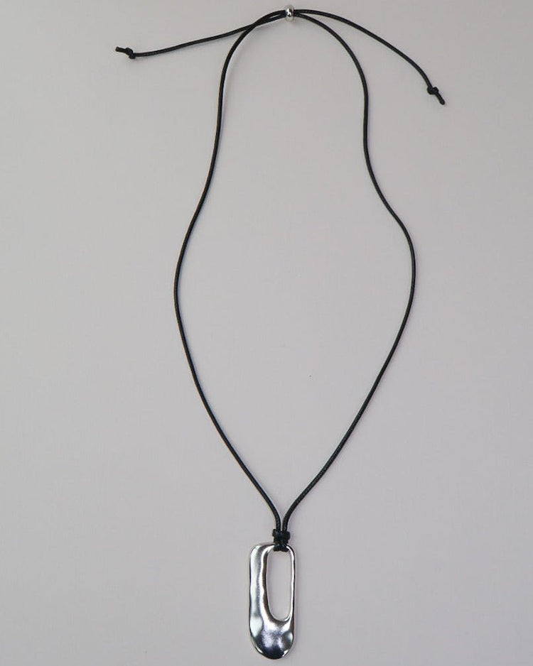 'Ophelia' Pendant Cord Necklace - LINES AND CURRENT