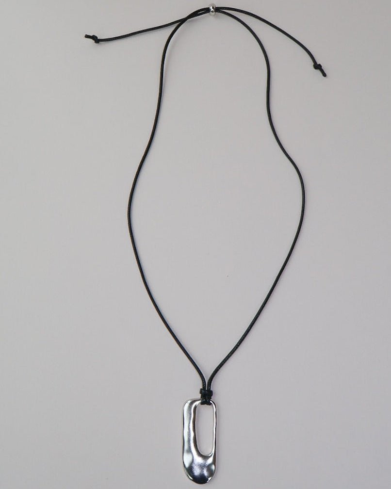 &#39;Ophelia&#39; Pendant Cord Necklace - LINES AND CURRENT