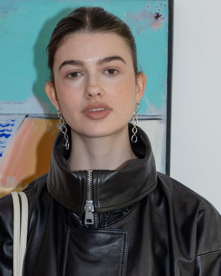 'Oslo' Long Drop Earrings - LINES AND CURRENT