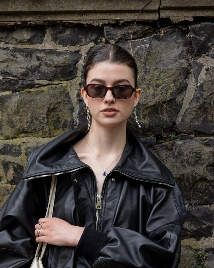 'Oslo' Long Drop Earrings - LINES AND CURRENT