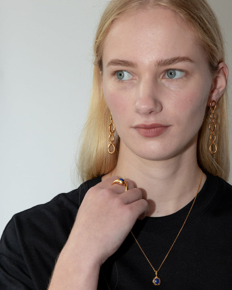 'Oslo' Long Drop Earrings