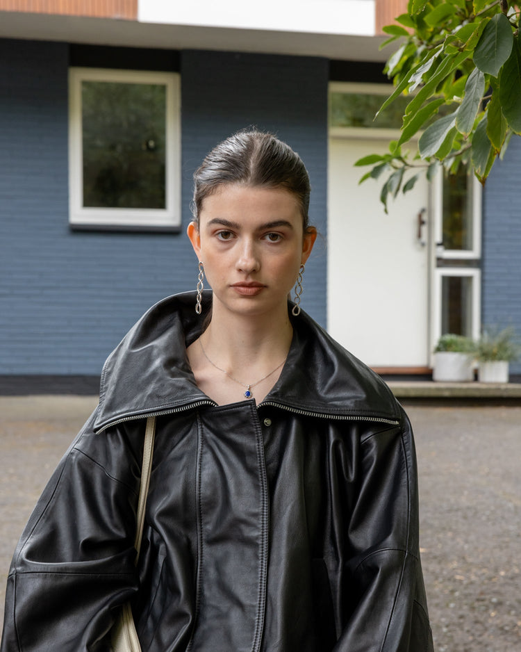 'Oslo' Long Drop Earrings - LINES AND CURRENT